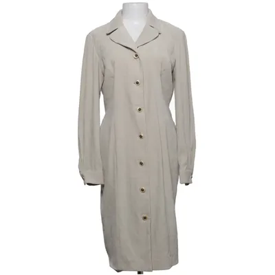 Coat (Beige) from Leslie Fay Elastane, Polyester