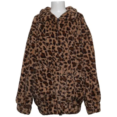 Winterjas (Bruin, Zwart) van PrettyLittleThing Acryl, Polyester