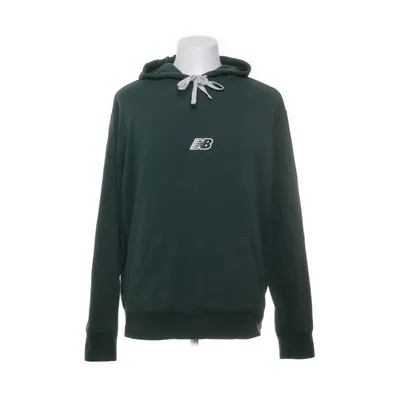 Huvtröja (Grön) från New Balance Bomull, Elastan, Polyester