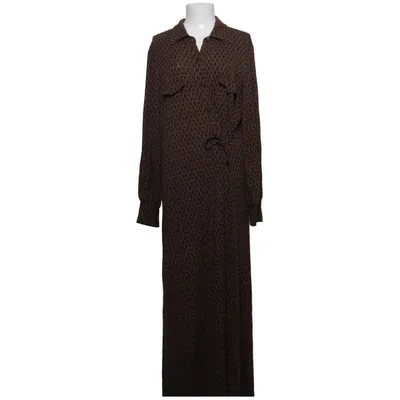 Långklänning (Brun, Svart, Flerfärgad) från Rabalder Elastan, Viskos