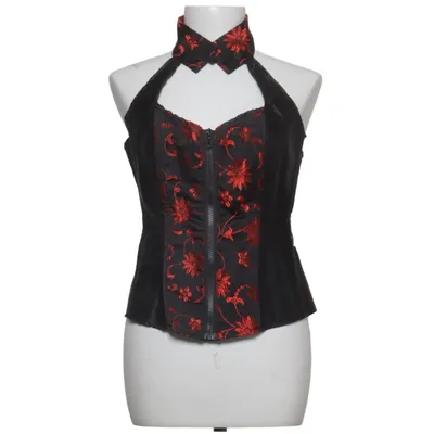 Corset (Black, Red, Multicolored) Cotton, Polyester