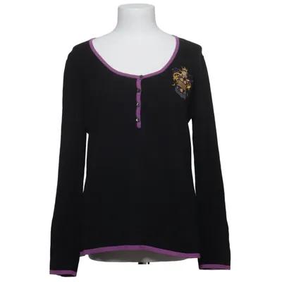 T-shirt manches longues (Noir, Violet) de Jette Cachemire, Coton