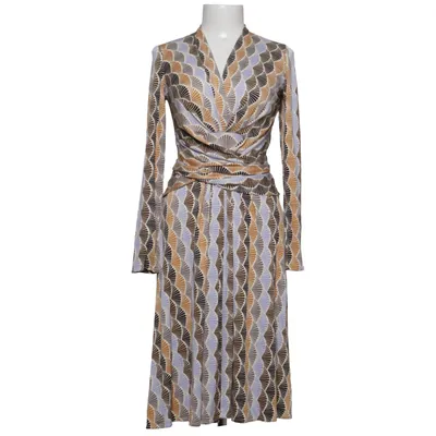 Dress (Brown, Purple, Multicolored) from Issa London Silk