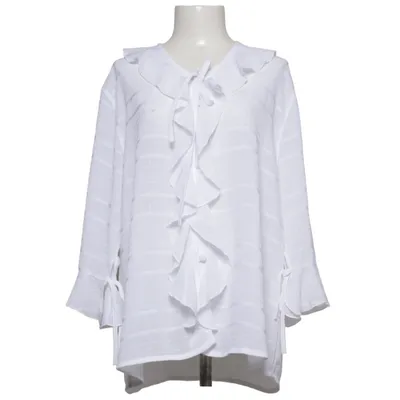 Blouse (White) from She's Crazy Polyester, Viscose
