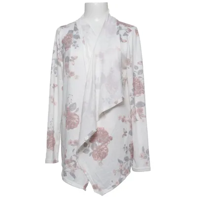 Cardigan (Wit, Roze, Grijs) van Jean Pascale Elastaan, Polyester, Viscose