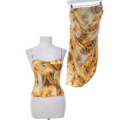 Sæt (Orange, Flerfarvet) fra PrettyLittleThing Polyester