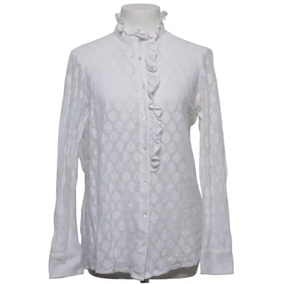 Bluse (Weiß) von Cyrillus Baumwolle, Polyamid
