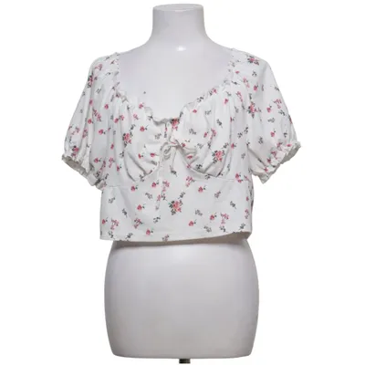 Crop top (Vit, Röd, Grön) från Shein Curve Elastan, Polyester