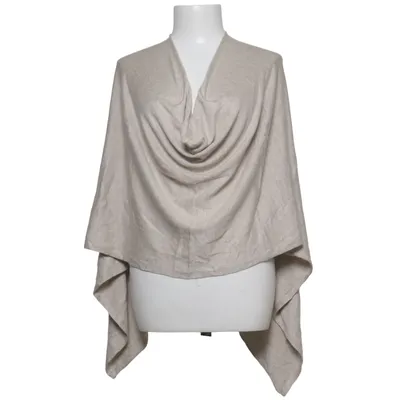 Poncho (Beige) from Flame Polyamide, Viscose