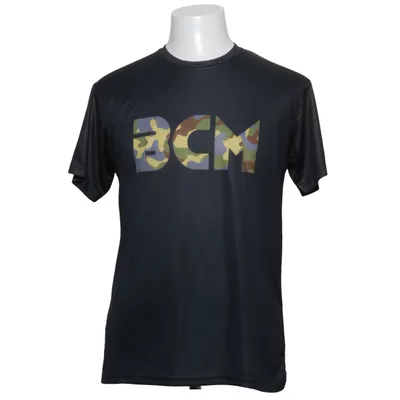T-shirt (Svart, Flerfärgad) från BCM Polyester