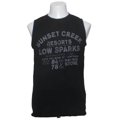 Tanktop (Zwart, Blauw) van Southern Katoen