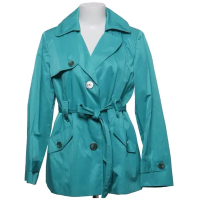 Trench coat (Blue) from Petite Cotton, Polyester