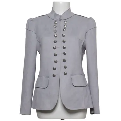Jacke (Grau) von New Collection Elasthan, Polyester, Viskose