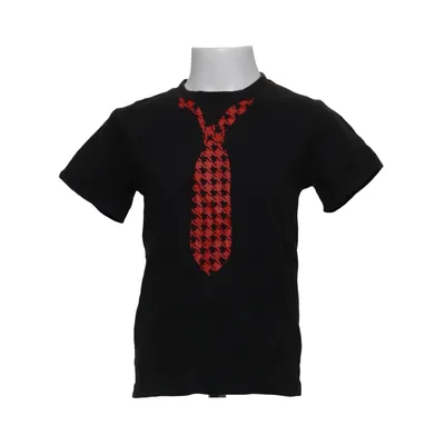 T-shirt (Noir, Rouge) de Varför Därför Coton