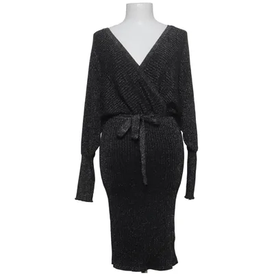 Robe portefeuille (Noir, Argent) de R&F Polyester, Viscose