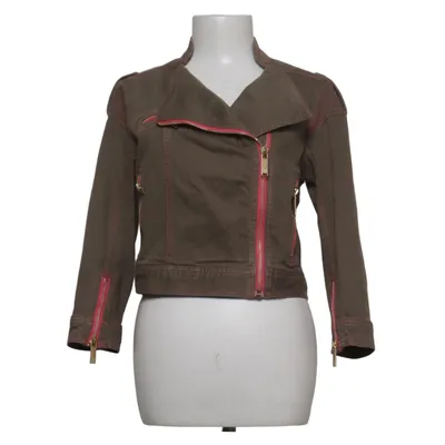 Bikerjack (Bruin) van Matthew Williamson for H&M Katoen, Elastaan
