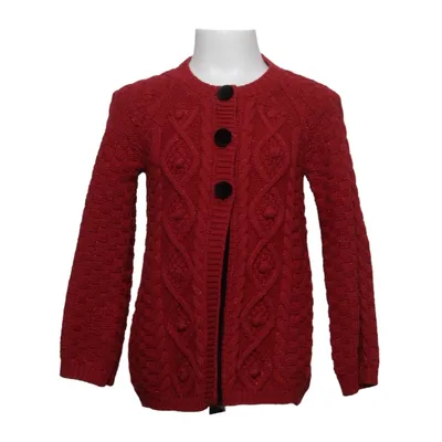 Cardigan (Rouge) de Adrienne Vittadini Acrylique, Coton, Fibre métallique, Polyester