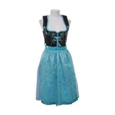 Dirndl (Blå, Svart, Vit) från Fuchs Trachtenmoden