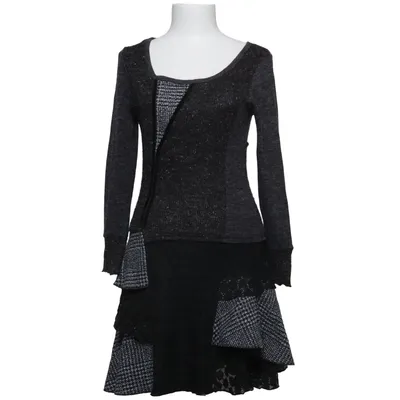 Kjole (Sort, Grå) fra Apricot Akryl, Bomuld, Nylon, Polyester