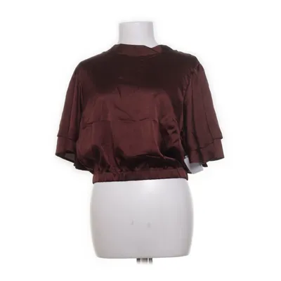 Blus (Brun) från Bubbleroom Återvunnen polyester