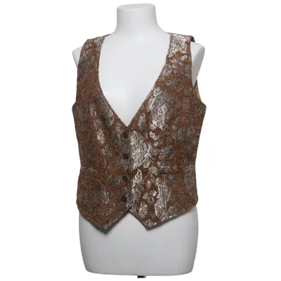 Kostuumgilet (Bruin, Zilver, Meerkleurig) van Prêt à Porter Acetaat, Acryl, Polyamide, Polyester
