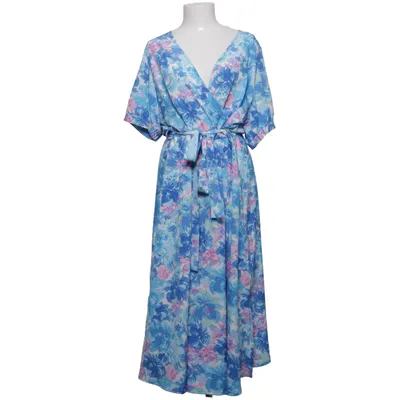 Omlottklänning (Blå, Flerfärgad) från Evoked Vila Polyester