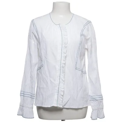 Blouse (Wit) van Intropia Katoen, Elastaan, Polyester