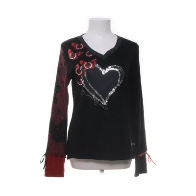 Sweater (Black, Red, Multicolored) from Desigual Cotton