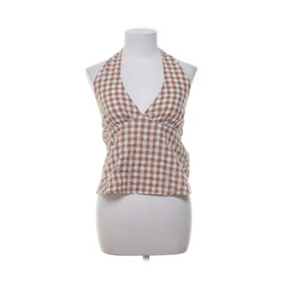 Halternecktopp (Brun, Vit) från Influence Bomull