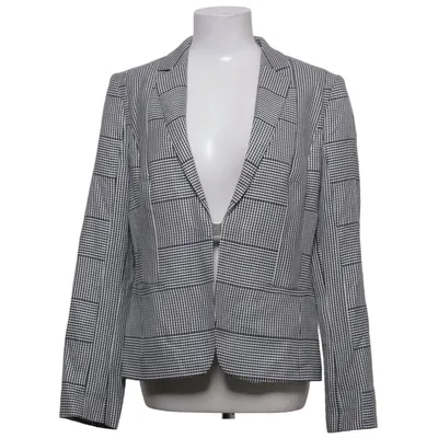 Blazer (Noir, Blanc) de Blacky Dress Viscose, Laine