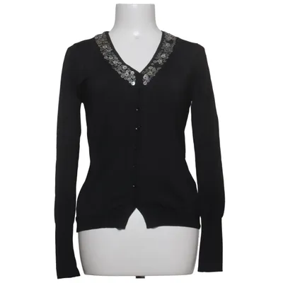 Cardigan (Black) from Leon Polyamide, Viscose