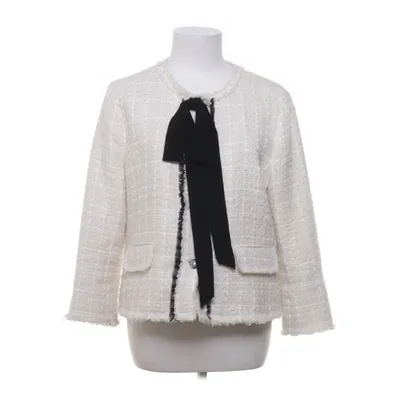 Blazer (White) from Zara Woman Elastane, Polyester