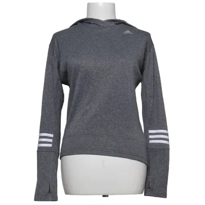 Capuchon sweater (Grijs) van Adidas Running Polyester