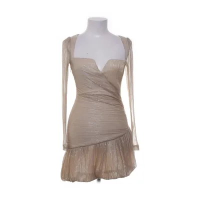 Cocktailklänning (Beige) från Forever New Elastan, Metallfiber, Polyester