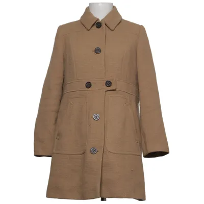 Coat (Brown) from Next Petite Acrylic, Cotton, Polyamide, Polyester, Viscose, Wool