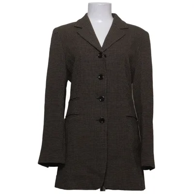 Blazer (Brun, Flerfarvet) fra Class Viscose, Uld