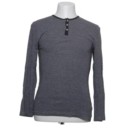 Henley shirt (Grijs, Zwart) van Mango Man Organisch katoen