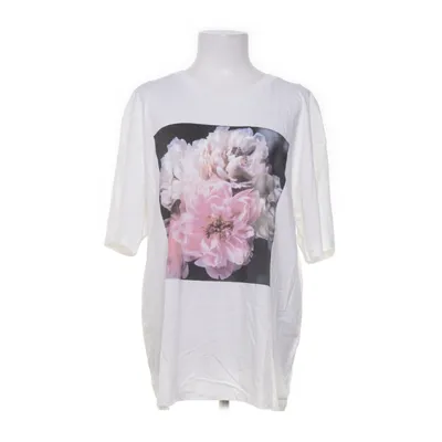T-shirt (White, Multicolored) from Helena Christensen x H&M Cotton