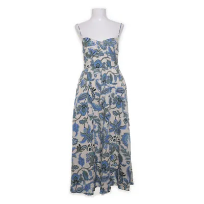 Dress (Beige, Blue, Green, Multicolored) from Zara Cotton, Linen, Viscose