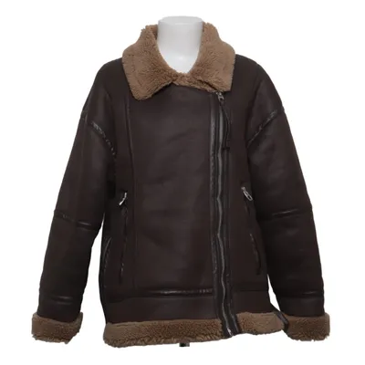 Shearlingjacka (Brun) från Zara Polyester