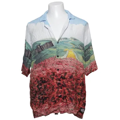 Kortærmet skjorte (Blå, Flerfarvet) fra Vintage Supply Viscose