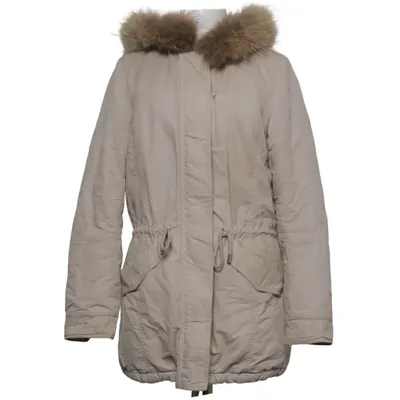 Parka (Beige) van IQ+ Berlin Katoen, Polyamide, Polyester, Konijnenbont, Viscose
