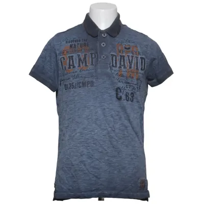 Polo shirt (Blue) from Camp David Cotton