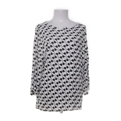 Långärmad t-shirt (Vit, Svart) från Me&i Elastan, Viskos