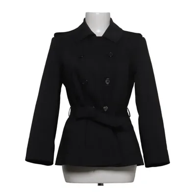 Trenchcoat (Sort) fra Poema Bomuld, Elastan, Polyester