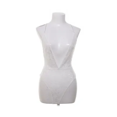 Underklädesbody (Vit) från Victoria's Secret Elastan, Polyamid