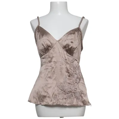 Top (Beige) from Karen Millen Elastane, Silk