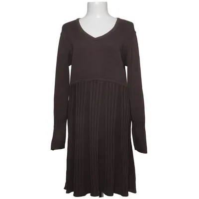 Dress (Brown) from Laura Scott Acrylic, Cotton