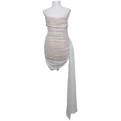 Cocktailkjole (Hvid, Flerfarvet) fra Fashion Nova Elastan, Polyester