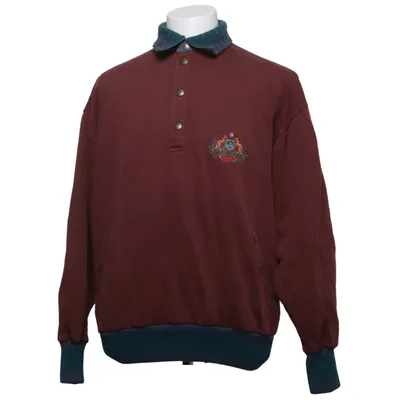 Collegetröja (Röd, Grön) från Australian Bomull, Polyester, Viskos